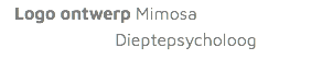  Logo ontwerp Mimosa Dieptepsycholoog